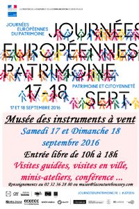 Journées Européennes du Patrimoine. Du 17 au 18 septembre 2016 à La Couture-Boussey. Eure.  10H00